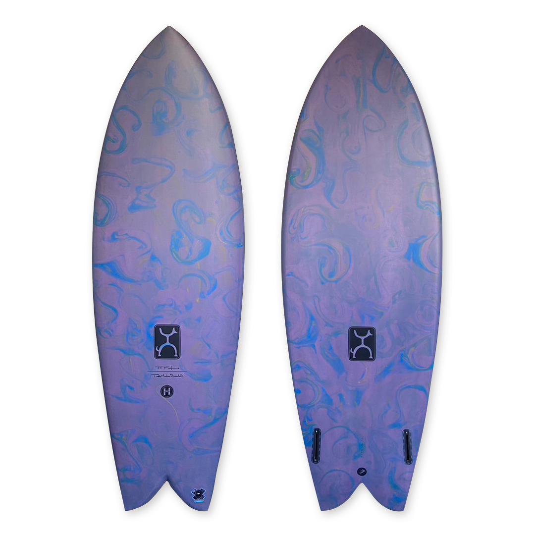 ChocolateFishSuChocolate Fish Surfboards Fish 5'8 紫 - サーフィン ...